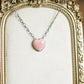 Pink Heart Necklace