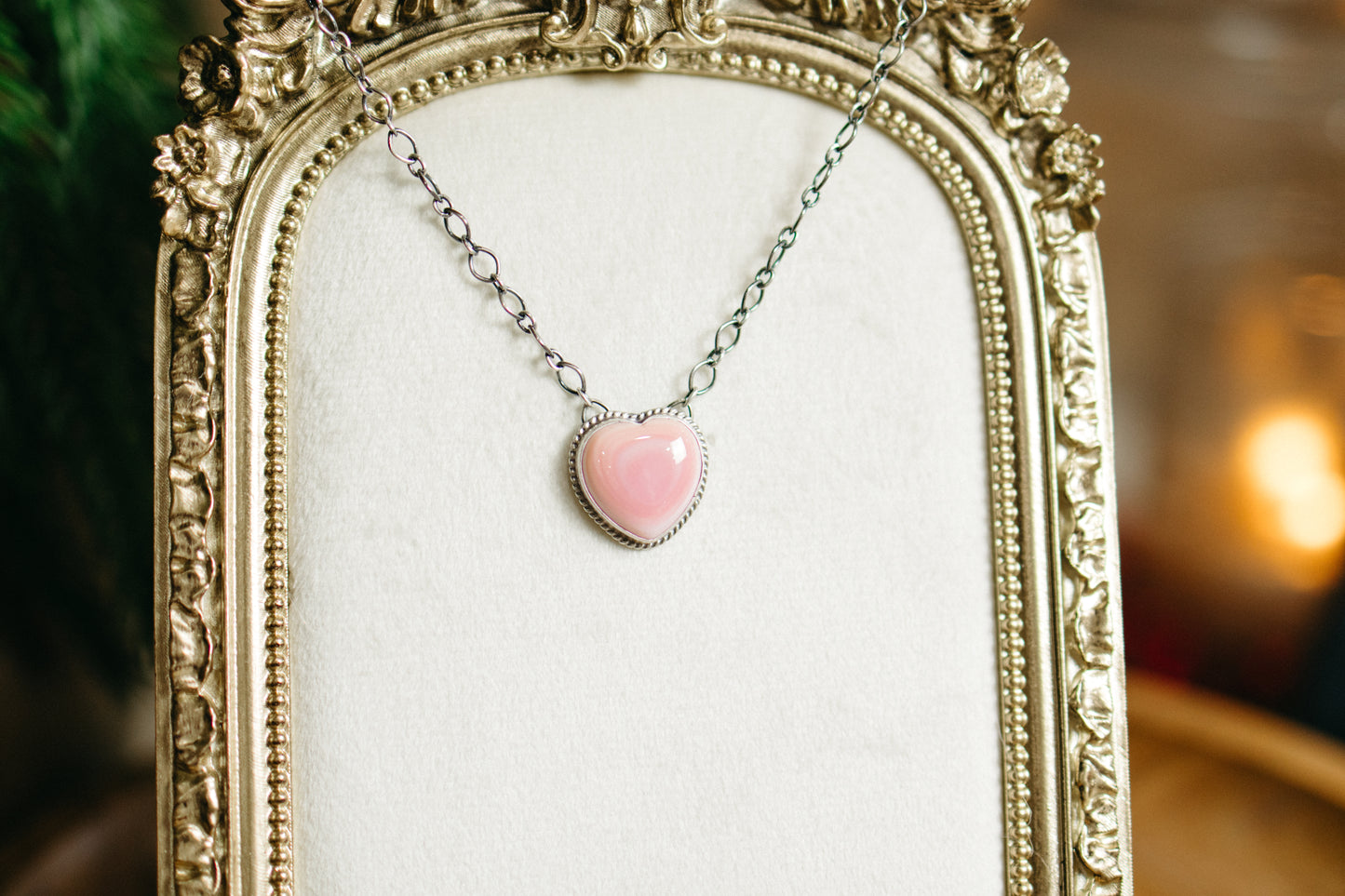 Pink Heart Necklace