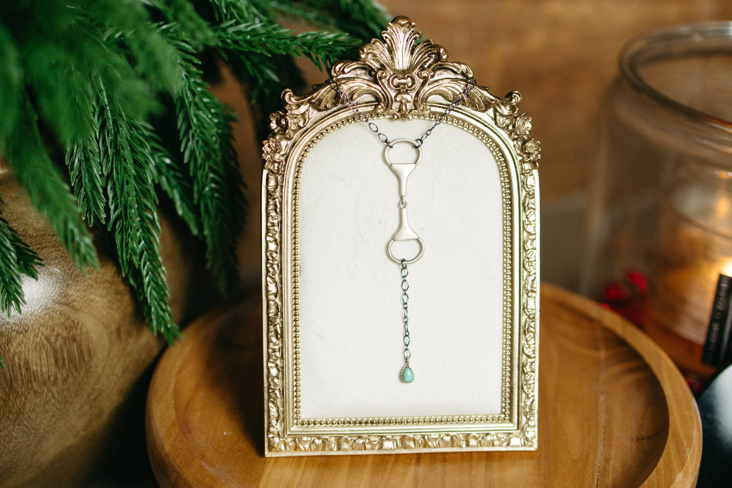 Snaffle Bit Lariat Necklace