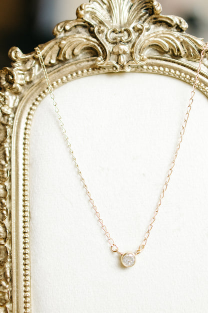 Brass Dainty Necklace