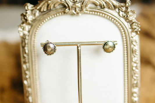 Brass Mini Concho Stud