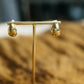 Brass Post Earring