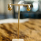 Brass Post Earring