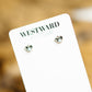Tiny Heart Studs