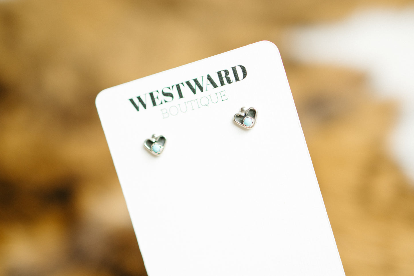 Tiny Heart Studs