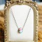 Oval Cotton Candy Necklace