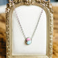 Oval Cotton Candy Necklace