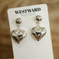 Dangle Heart Studs