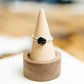 Onyx Stamped Stacker Ring