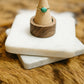 Brass Circle Stamped Stacker Ring
