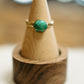 Brass Circle Stamped Stacker Ring