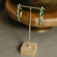 Brass Chicklet Hoop