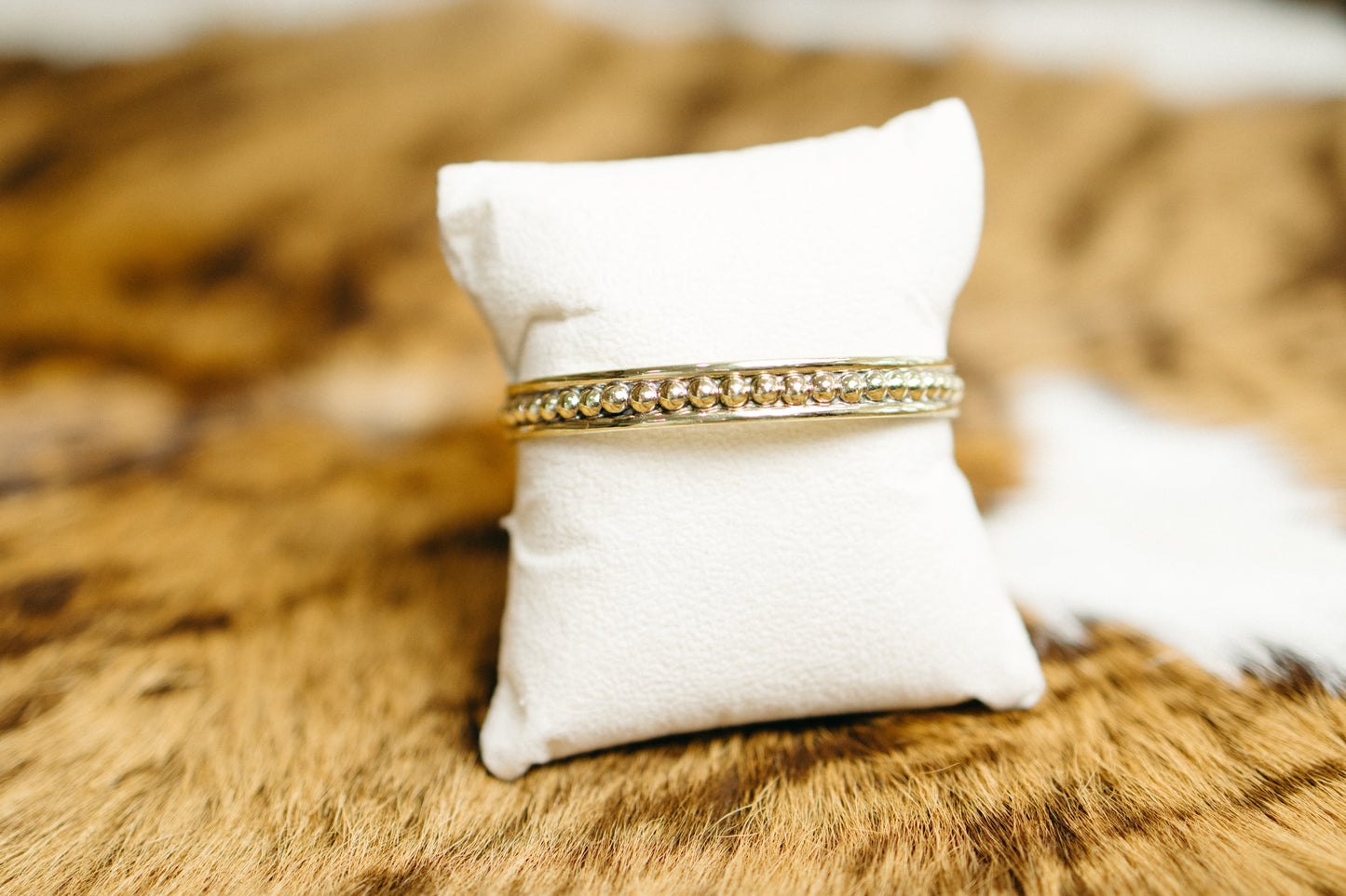 Brass 4mm Ball Bangle