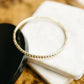 Brass 2mm Ball Bangle