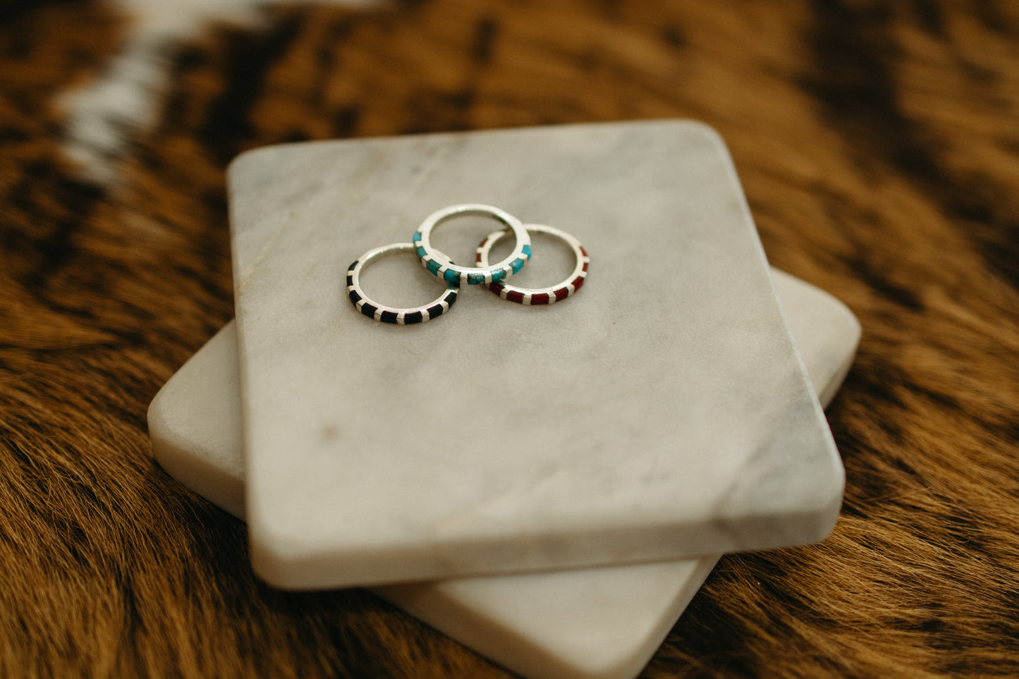 Mini Inlay Stacker Ring