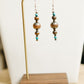 Copper and Turquoise Earrings