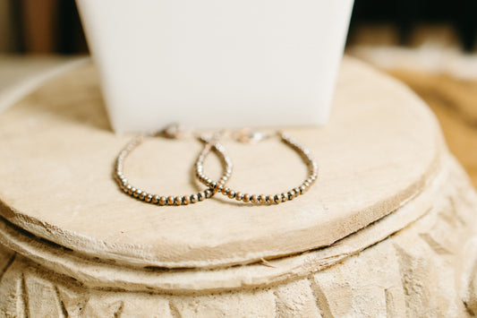 Copper 4mm Pearl Bracelet