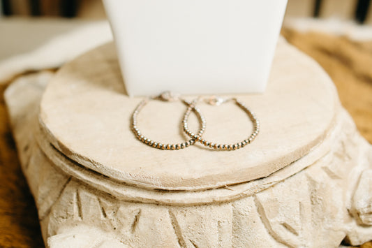 Copper 4mm Pearl Bracelet
