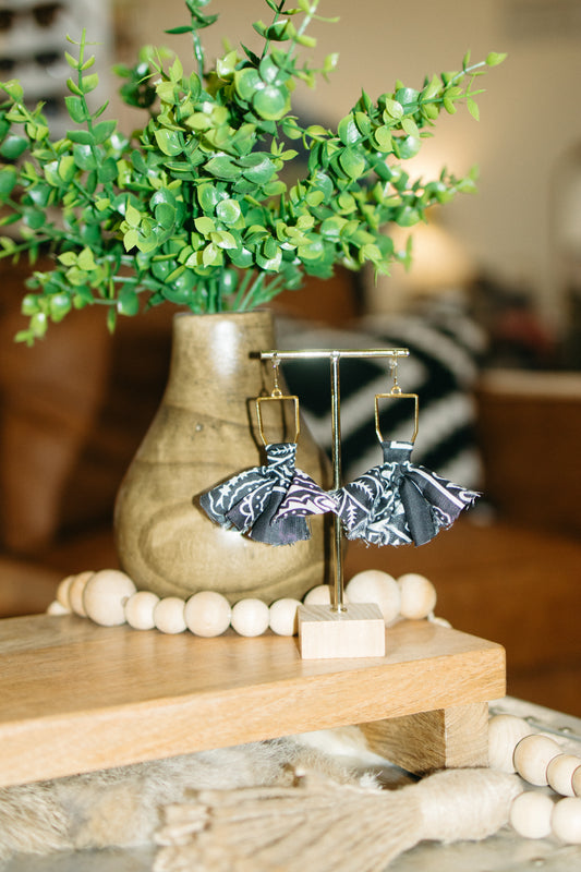 Bandana Flutter Earrings