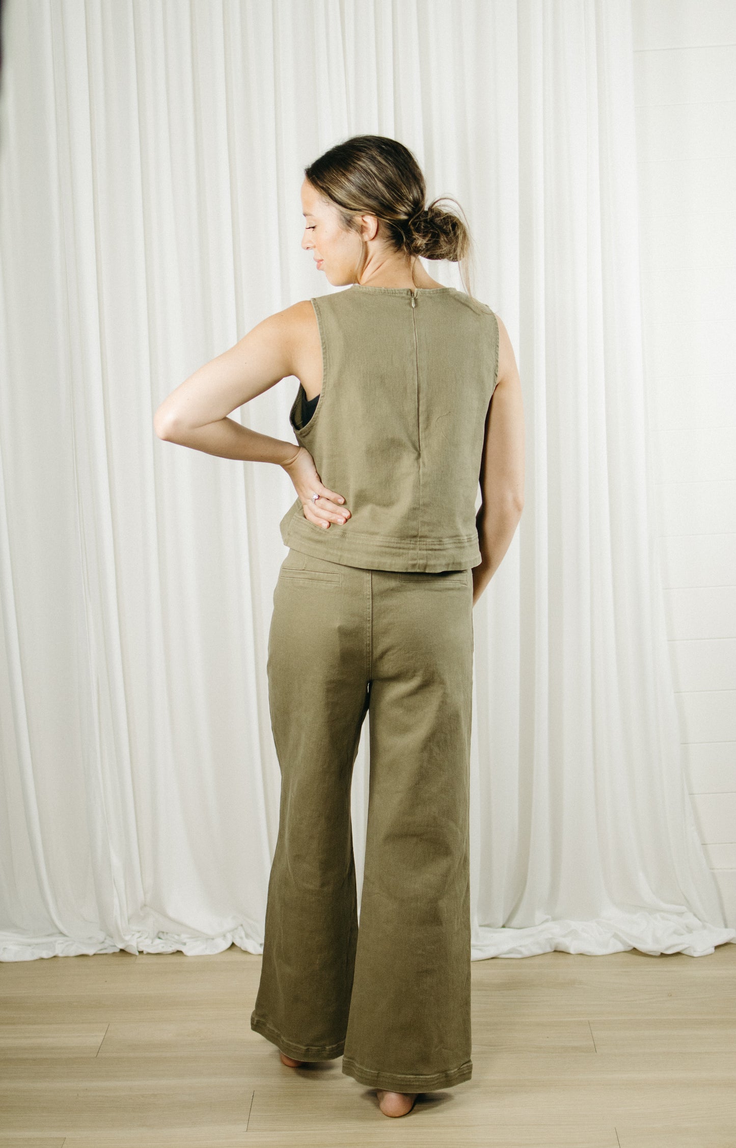 Olive Trail Top