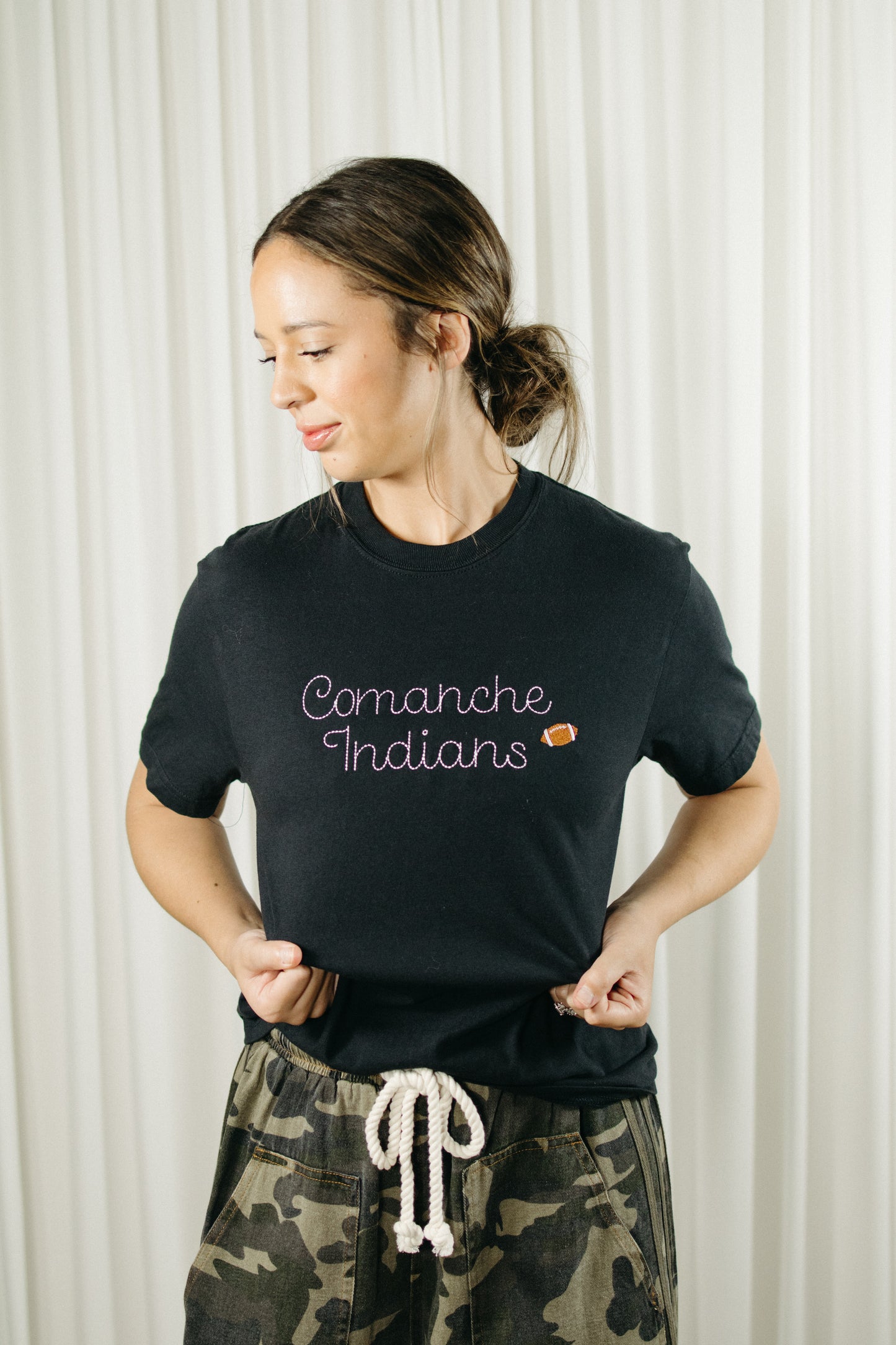 Comanche Indians Embroidered Tee