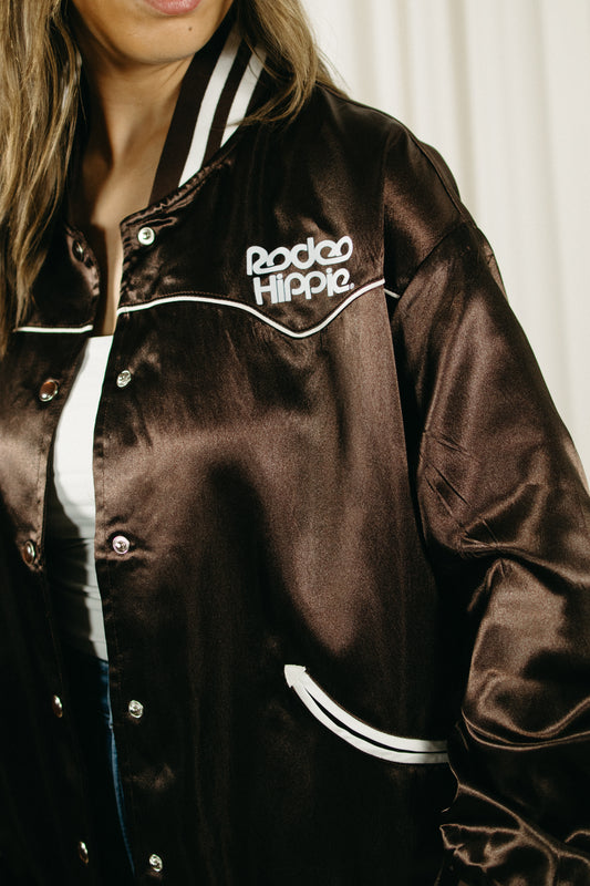 Love of Cowboys Satin Jacket