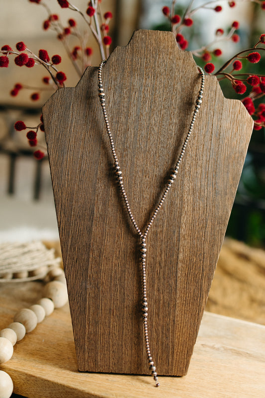 Copper Graduated Pearl Lariats