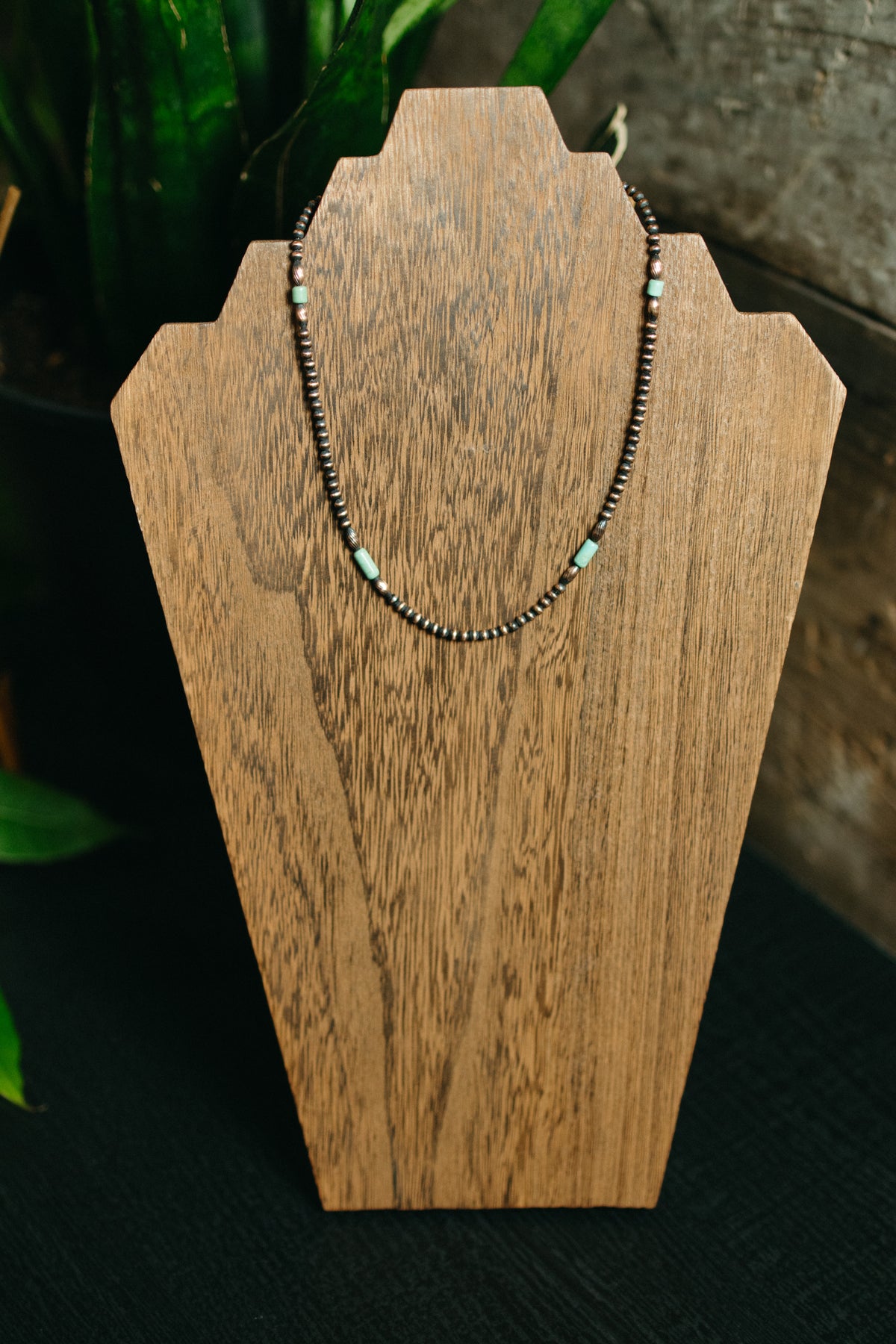Copper Necklace with Sonoran Turquoise