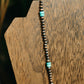 Copper Necklace with Turquoise Magnesite