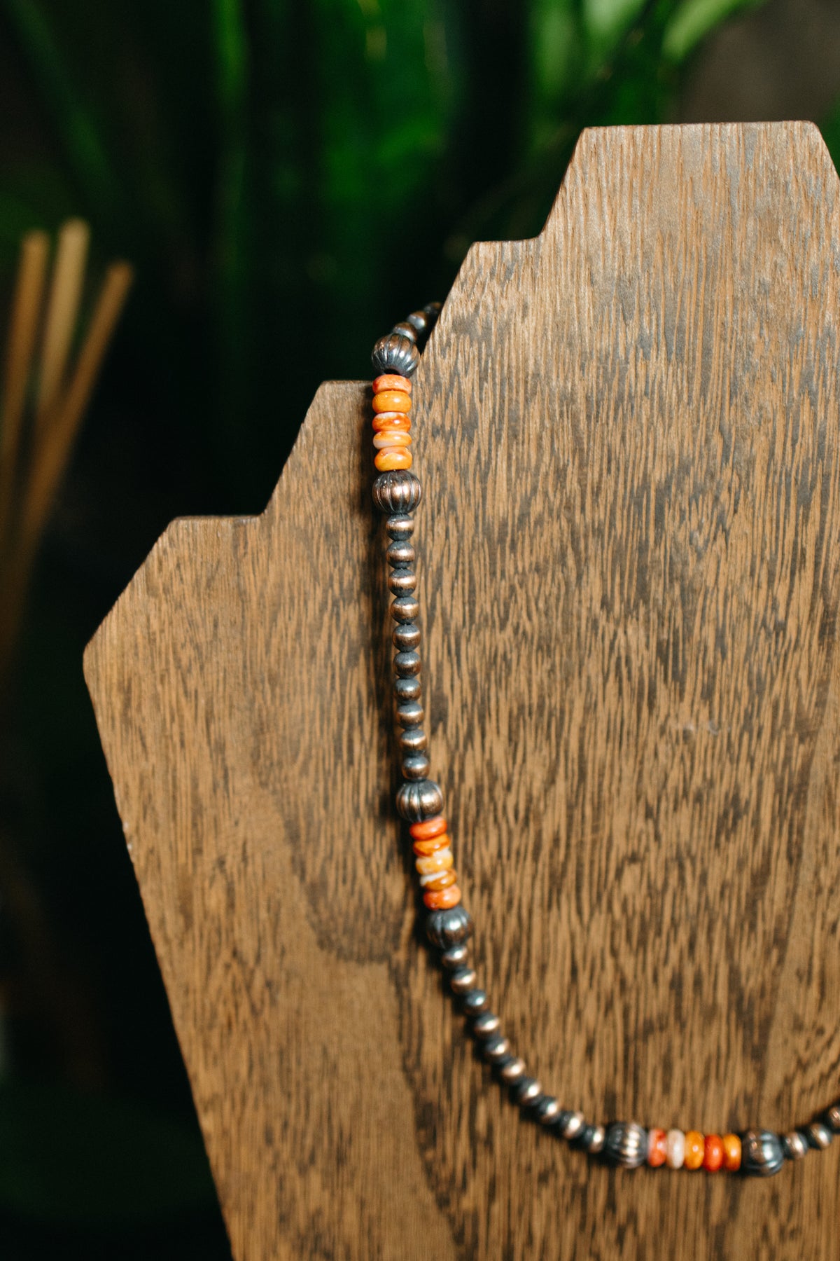 Copper beads with Spiny Oyster