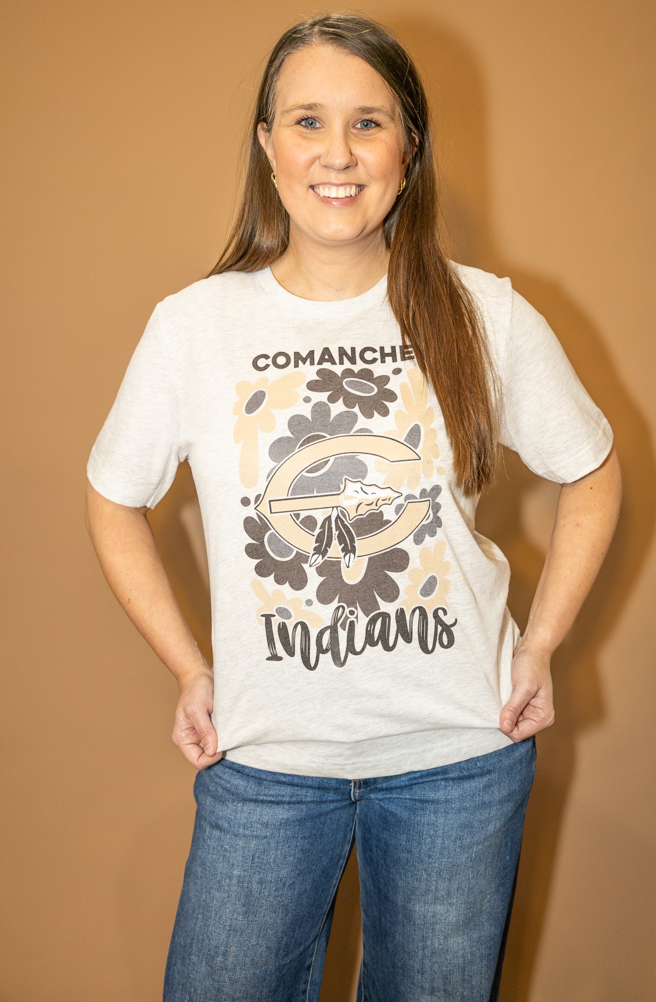 Floral Boho Indians Tee