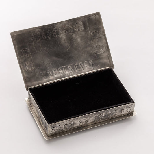 Stamped Horseshoe Box