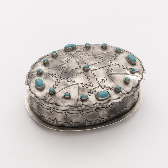 Oval Stamped Box