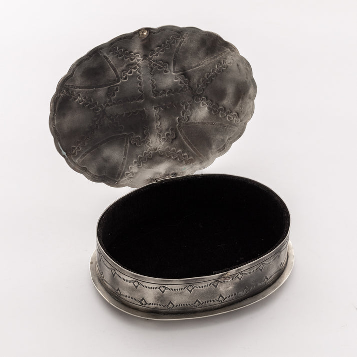 Oval Stamped Box