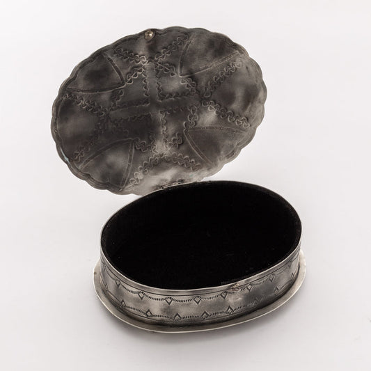 Oval Stamped Box