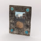 Stamped Turquoise Frame 4X6