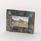 Stamped Turquoise Frame 4X6