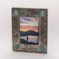 Stamped Turquoise Frame 5X7