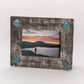 Stamped Turquoise Frame 5X7