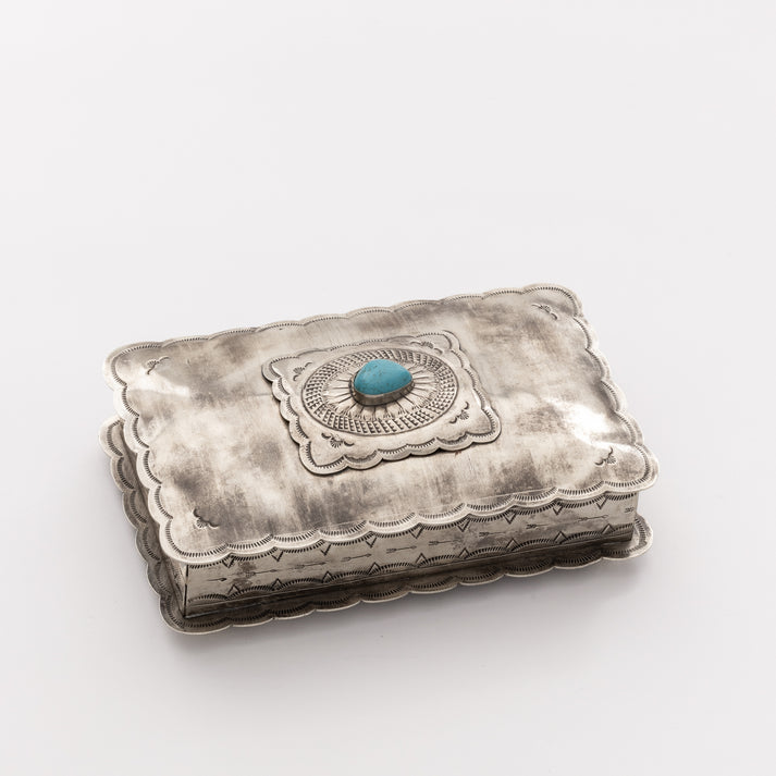 Stamped Rectangular Concho Box