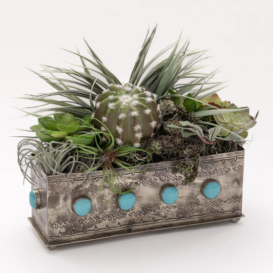 Large Stamped Planter