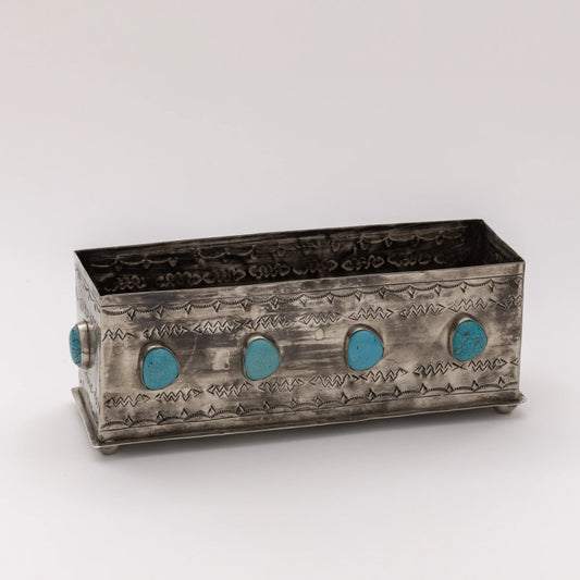 Large Stamped Planter