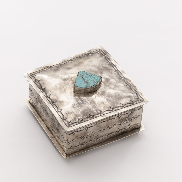 Medium Stamped Square Box