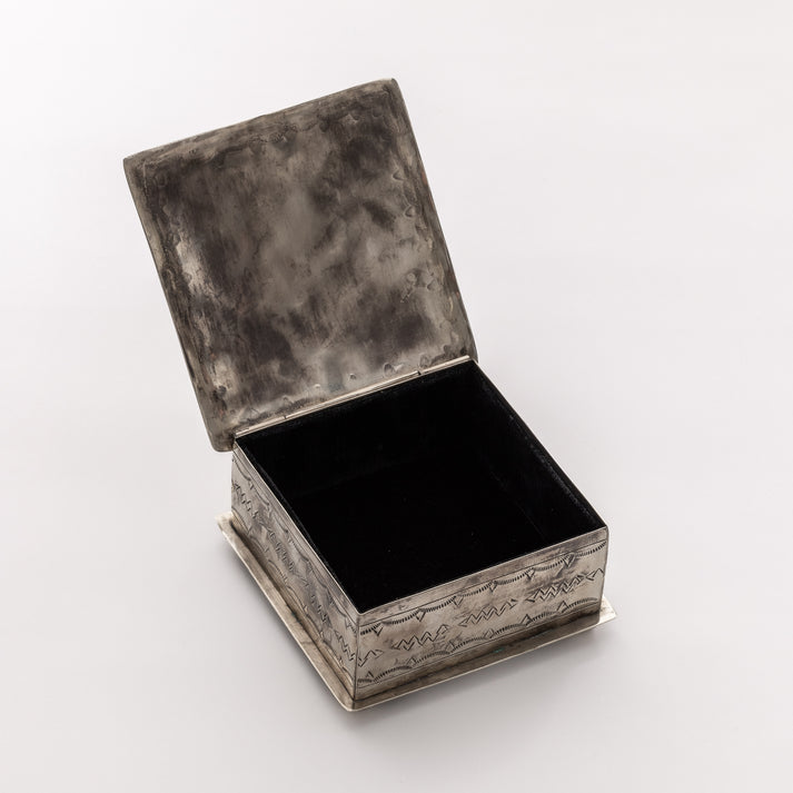 Medium Stamped Square Box