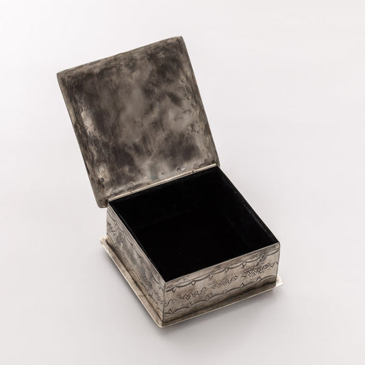 Medium Stamped Square Box