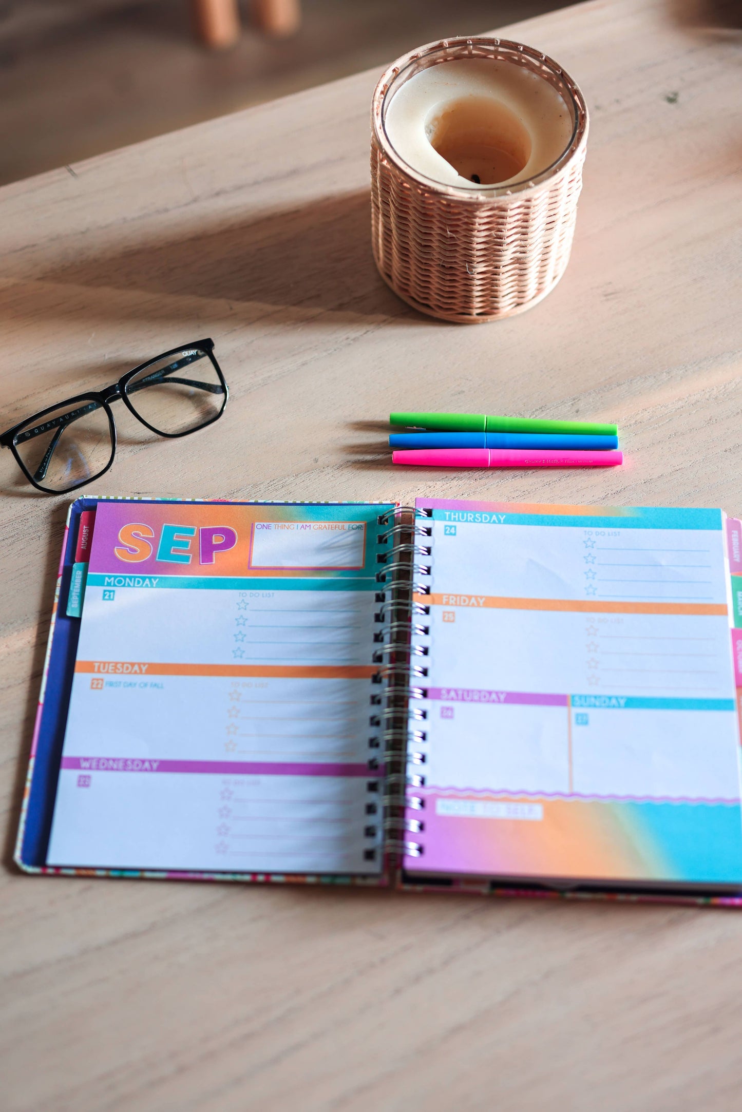 17-Month Academic Planner