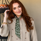 Olive Green Horseshoe Twilly