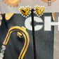 Pearl Heart Earrings image 0