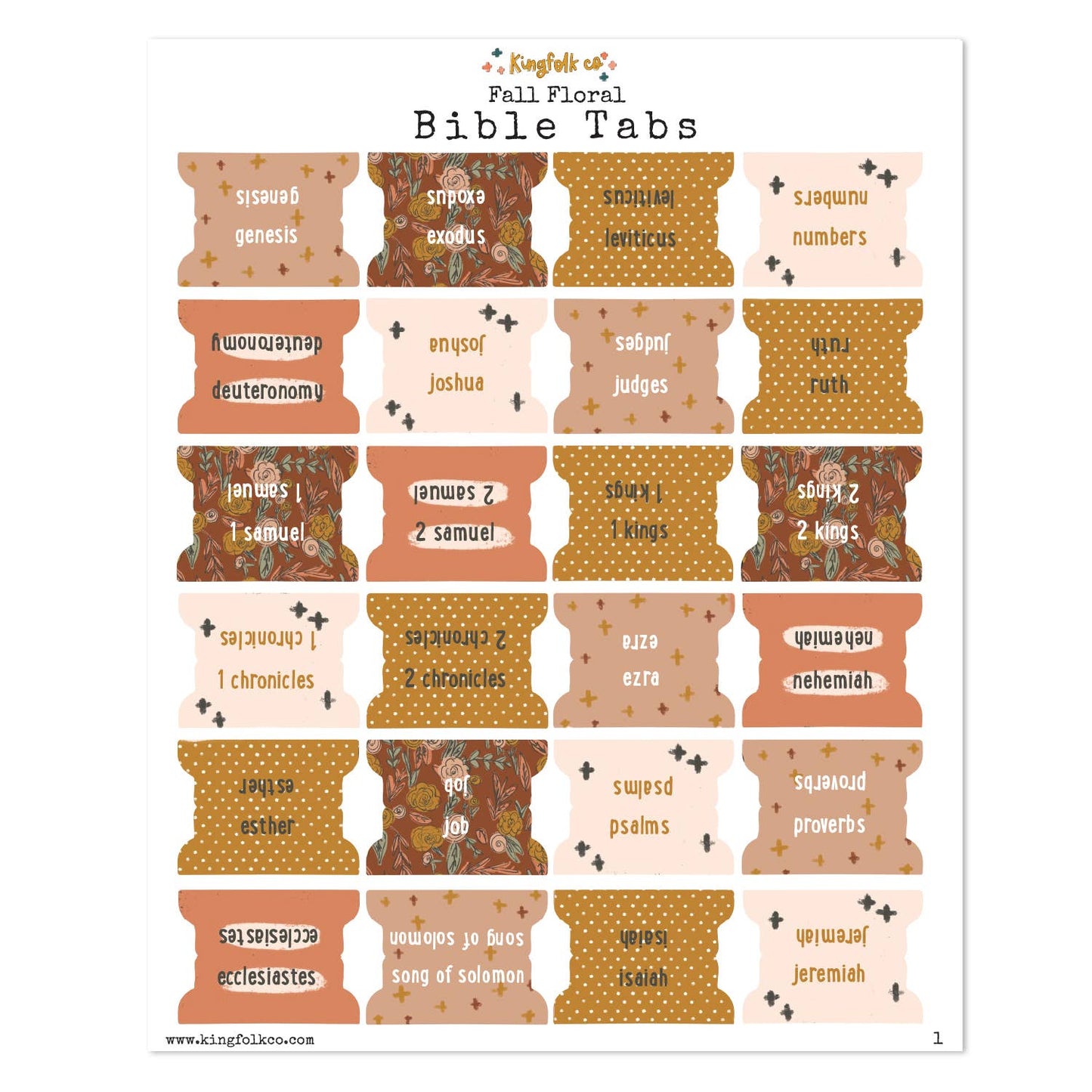 KingFolk Bible Tabs