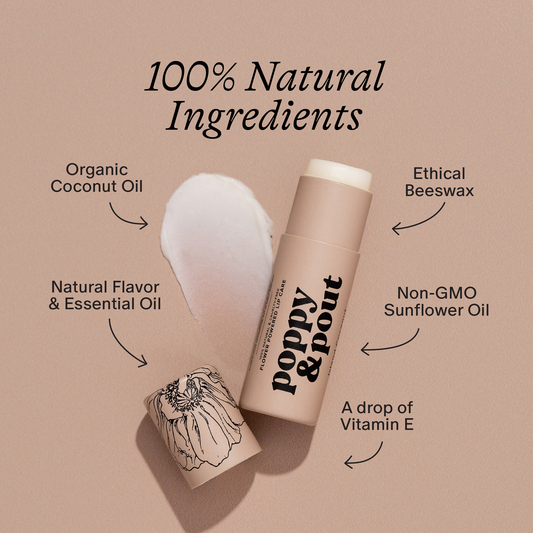 Poppy & Pout Lip Balm Island Coconut